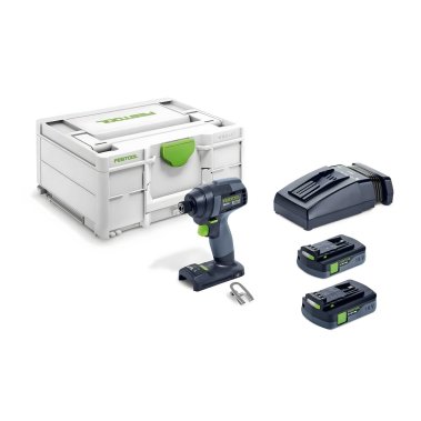 фото Дрель-шуруповерт аккумуляторная FESTOOL TID 18 C3,1-Plus Edition E20 (конт. Sys3) 576485-E20