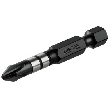 фото Бита PZ 2 х 50 мм (1 шт.) хвостовик E 1/4'' Impact Pro KRAFTOOL 26193-2-50-S10