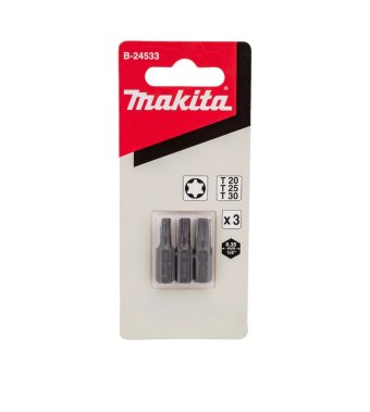 фото Набор бит T20/T25/T30 х 25 мм C-form (3 шт.) MAKITA B-24533