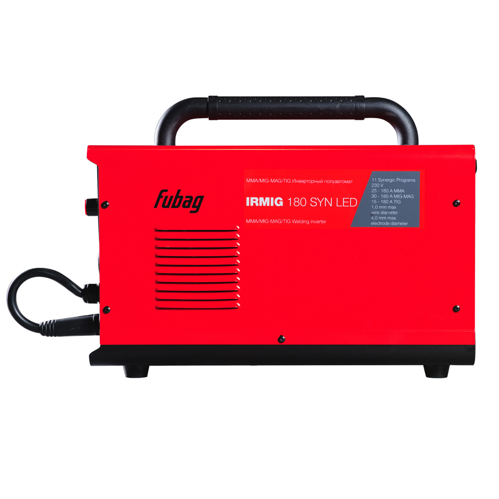 фото Инвертор-полуавтомат сварочный FUBAG IRMIG 180 SYN LED + горелка FB 250A