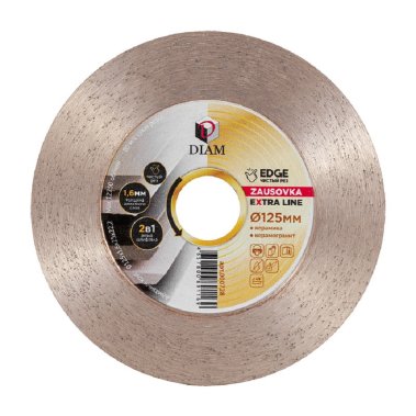 фото Диск алмазный 125 х 1.6 х 25 х 22.2 мм ZAUSOVKA EDGE Extra Line (керамогранит) DIAM 000728