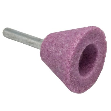 фото Шарошка абразивная 35 х 25 мм (трапециевидная, тип N, оксид алюминия) ПРАКТИКА 641-220