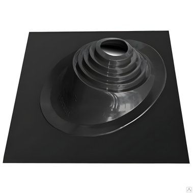 фото Уплотнитель дымохода кровельный (№8 сил. 178-330 черный)