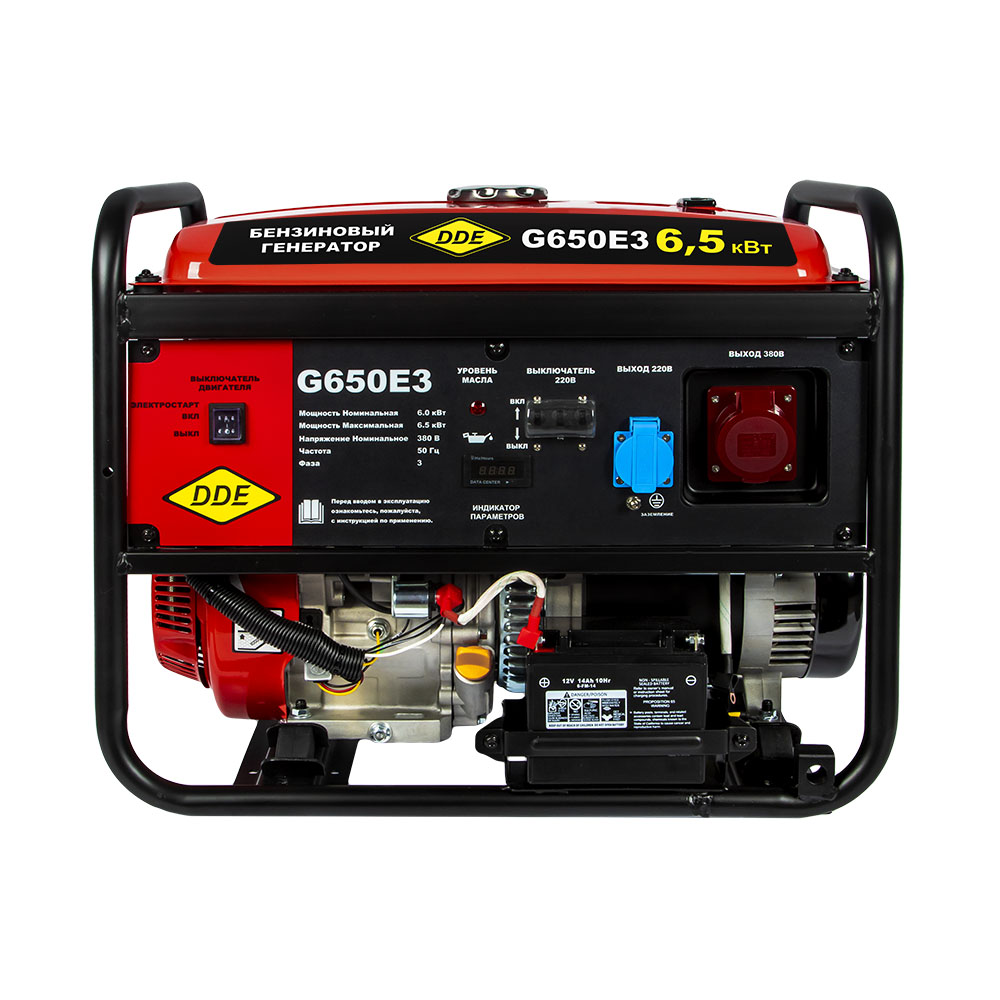 фото Генератор бензиновый DDE G650E3