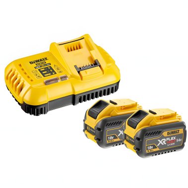 фото Набор (2 х DCB547 18V/9Ah, 54V/3Ah + DCB118) DeWalt FLEXVOLT DCB118X2-QW