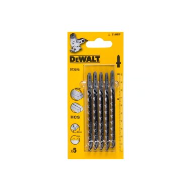 фото Пилки (5 шт., дерево T144DP) DeWalt DT2075-QZ