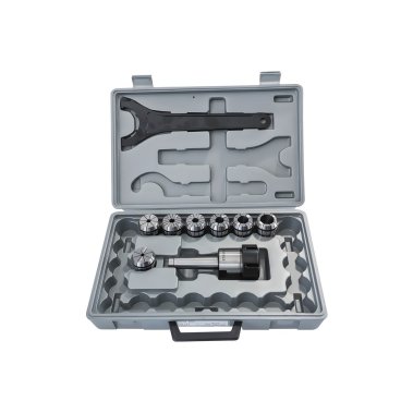 фото Патрон цанговый MK-3/ER40 с цангами 7 шт. (6-25мм) JET 50000180