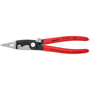 фото Клещи электромонтажные 200 мм (черн) KNIPEX KN-1391200