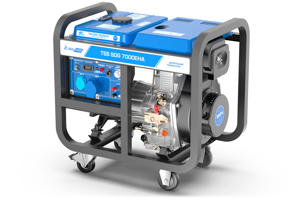 фото Дизель генератор TSS SDG 7000EH3A