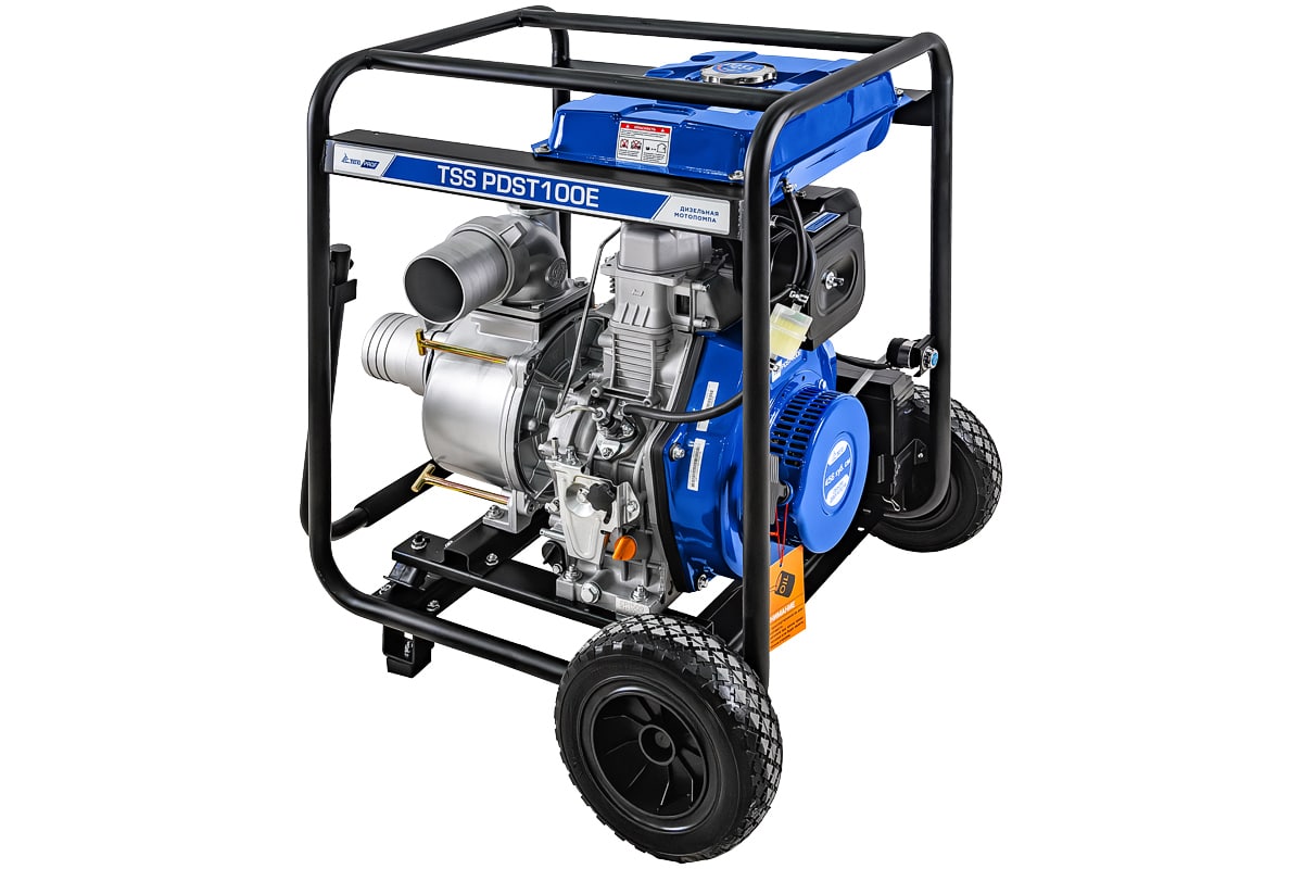 фото Мотопомпа дизельная TSS PDST100E (электростартер, АКБ)