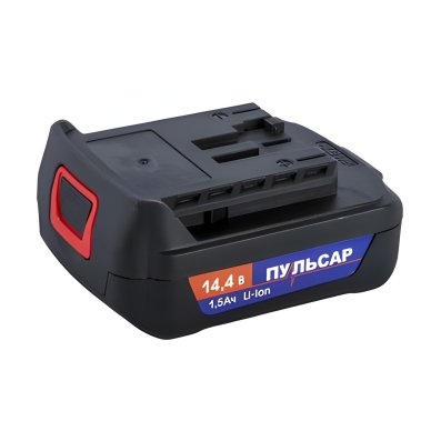 фото Аккумулятор ПУЛЬСАР (14,4 В, 1,5 Ач, Li-Ion, коробка) 793-183