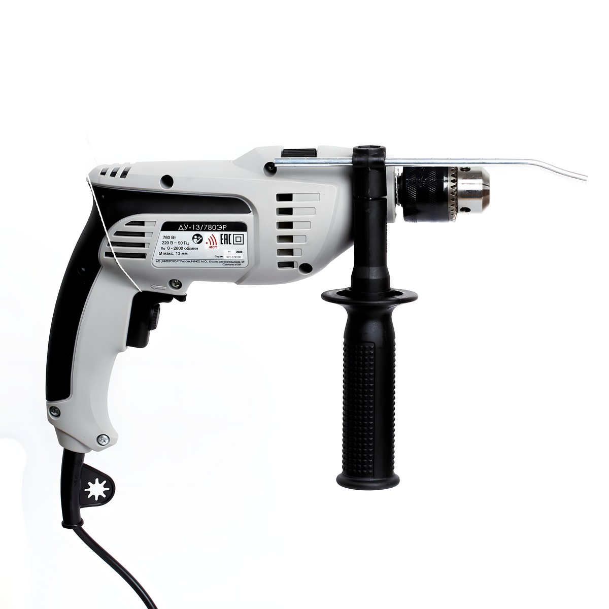 фото Дрель ударная ИНТЕРСКОЛ ДУ-13/780ЭР