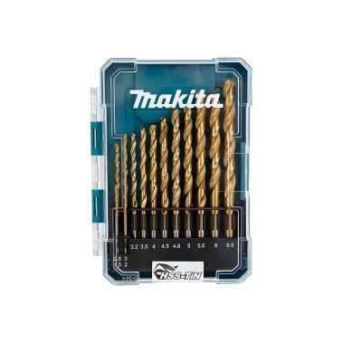 фото Набор сверл по металлу 13 шт. (1.5-6.5, шаг 0.5 мм) HSS-TIN Economy MAKITA D-72855
