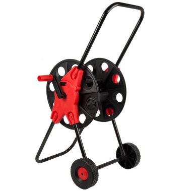 фото Катушка для садового шланга, большая, с колесами (1/2''-до 60 м,3/4''-45 м) QUATTRO ELEMENTI 772-210