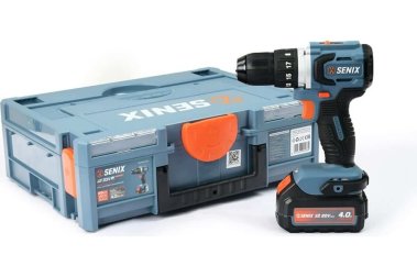 фото Дрель-шуруповерт аккумуляторный SENIX PDDX2-M2-EU SET