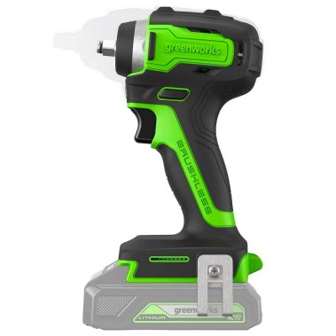 фото Гайковерт аккумуляторный ударный GREENWORKS G24IW200K2 3803607CUA