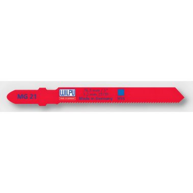 фото Пилки MG 21 (тонкий металл, 5 шт.) WILPU 0256000005