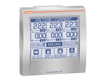 фото Выносной контроллер управления с дисплеем Lovato RGKRA