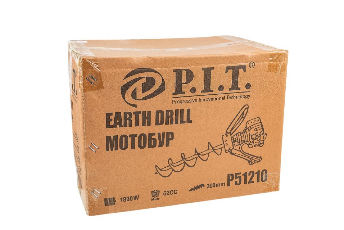 фото Мотобур бензиновый P.I.T. P51210