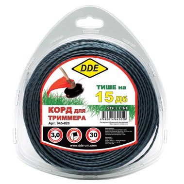 фото Корд 3.0 мм х 30 м (витой квадрат) Steel line DDE 645-020