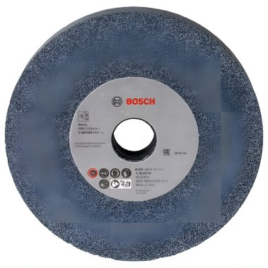 фото Диск шлифовальный 200 х 32 мм P36 (для точила) BOSCH 2608600111