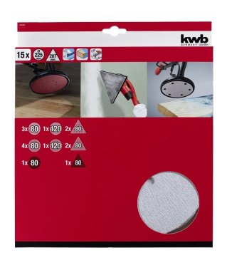 фото Набор оснастки для шлифования KWB (для шлифмашины Einhell TE-DW 225 X) 491065