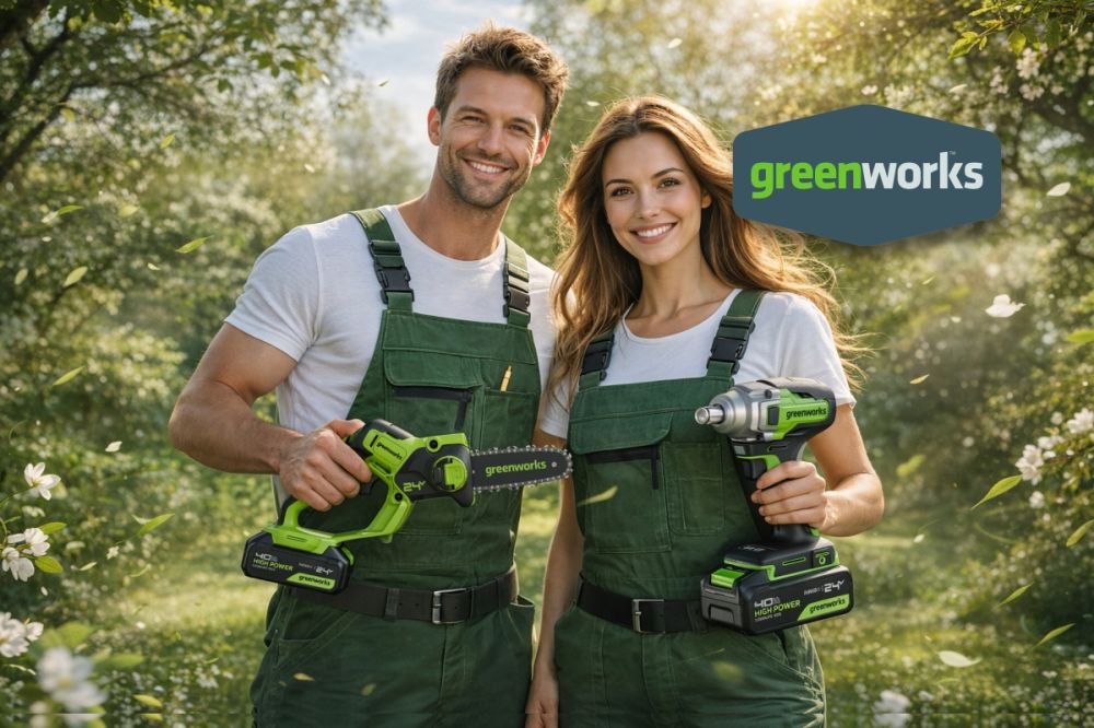 GREENWORKS: Переходи на ЗЕЛЕНЫЙ!