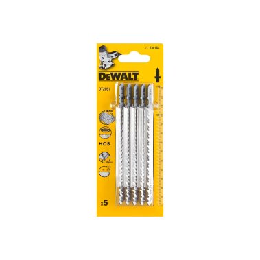 фото Пилки (5 шт., дерево) DeWalt DT2051