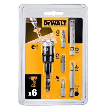 фото Набор бит (6 шт. + магнитный держатель) DeWalt DT71514-QZ