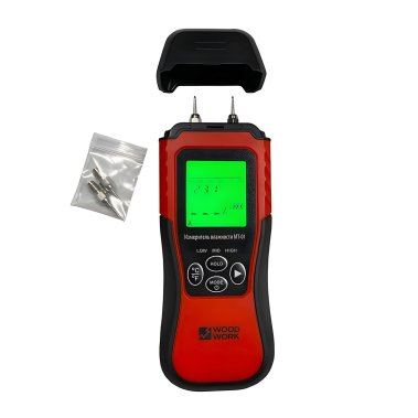 фото Влагомер цифровой игольчатый WOODWORK MT-01