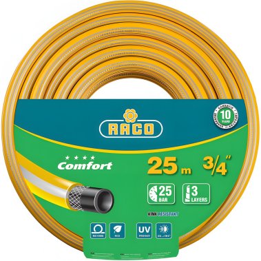 фото Шланг 3/4'' 25 м (25 атм., армированный, 3-х слойный) RACO Comfort 40303-3/4-25_z01