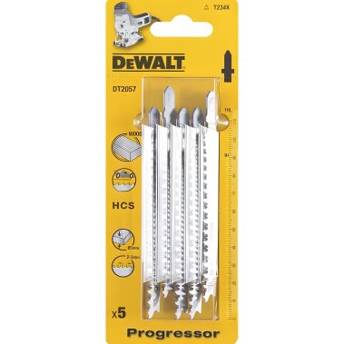 фото Пилки (5 шт., дерево/ДВП/ДСП) DeWalt DT2057