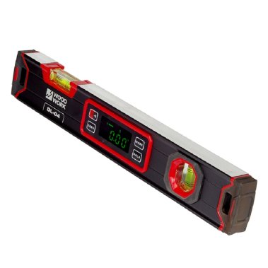 фото Уровень цифровой с двумя пузырьковыми индикаторами WOODWORK DL-04