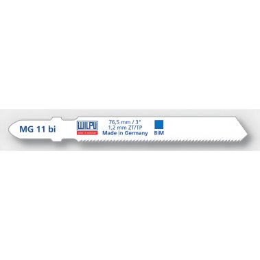 фото Пилки MG 11 bi (тонкая нерж. сталь, 5 шт.) WILPU 0255100005