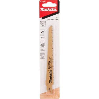 фото Полотно пильное 150 мм, 6 TPI (дерево, 2 шт.) MAKITA D-53089