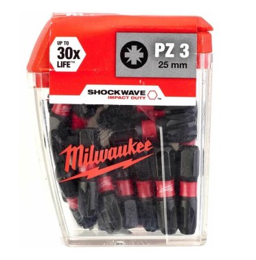 фото Бита PZ3 х 25 мм (25 шт.) ShW GEN III MILWAUKEE 4932430869