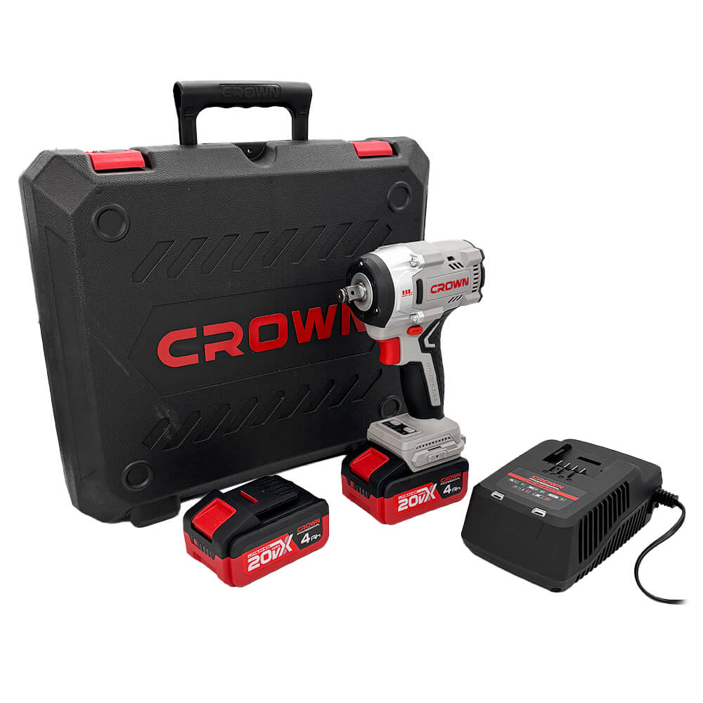фото Гайковерт аккумуляторный бесщеточный CROWN CT22062HX-4 BMC