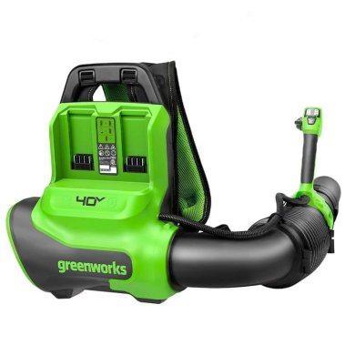 фото Воздуходувка аккумуляторная ранцевая GREENWORKS GD40BPG2 (без АКБ и ЗУ) 2408107