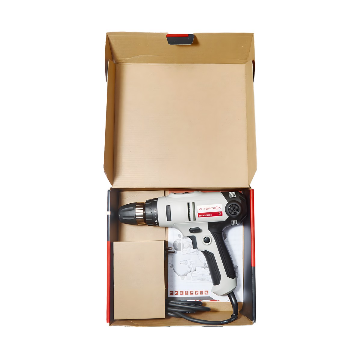 фото Дрель-шуруповерт ИНТЕРСКОЛ ДШ-10/320Э2
