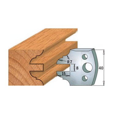 фото Комплект ножей 40 х 4 мм SP (2 шт.) CMT 690.099
