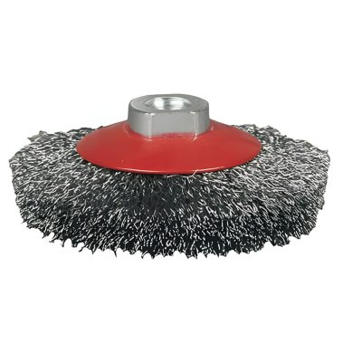 фото Щетка для УШМ №024 (115 мм, коническая, М14, латунь) АТАКА 21781