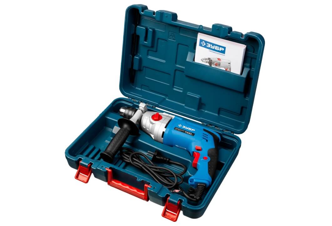 фото Дрель ударная ЗУБР ЗДУ-1100-2 ЭРМКМ2