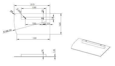 фото Лопасти для  TSS DMR600 (к-т из 4 лопастей)