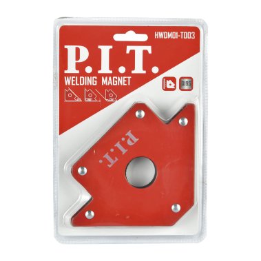 фото Угольник магнитный P.I.T. корпус 25,5мм для фикс под 30, 45,60,75,135 135(HWDM01-T003)