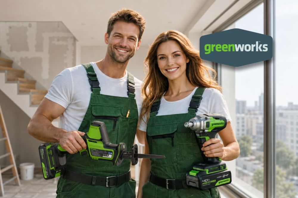 GREENWORKS: Переходи на ЗЕЛЕНЫЙ!