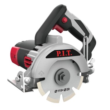 фото Пила по камню и плитке электрич. P.I.T. PKS115-C (1400Вт, 13000об/мин, 115х20мм, проп.33мм, нак.45*)