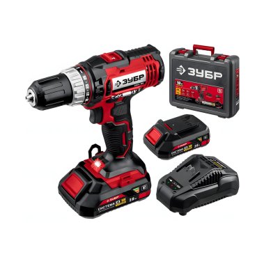 фото Дрель аккумуляторная ЗУБР ДШЛ-185-22