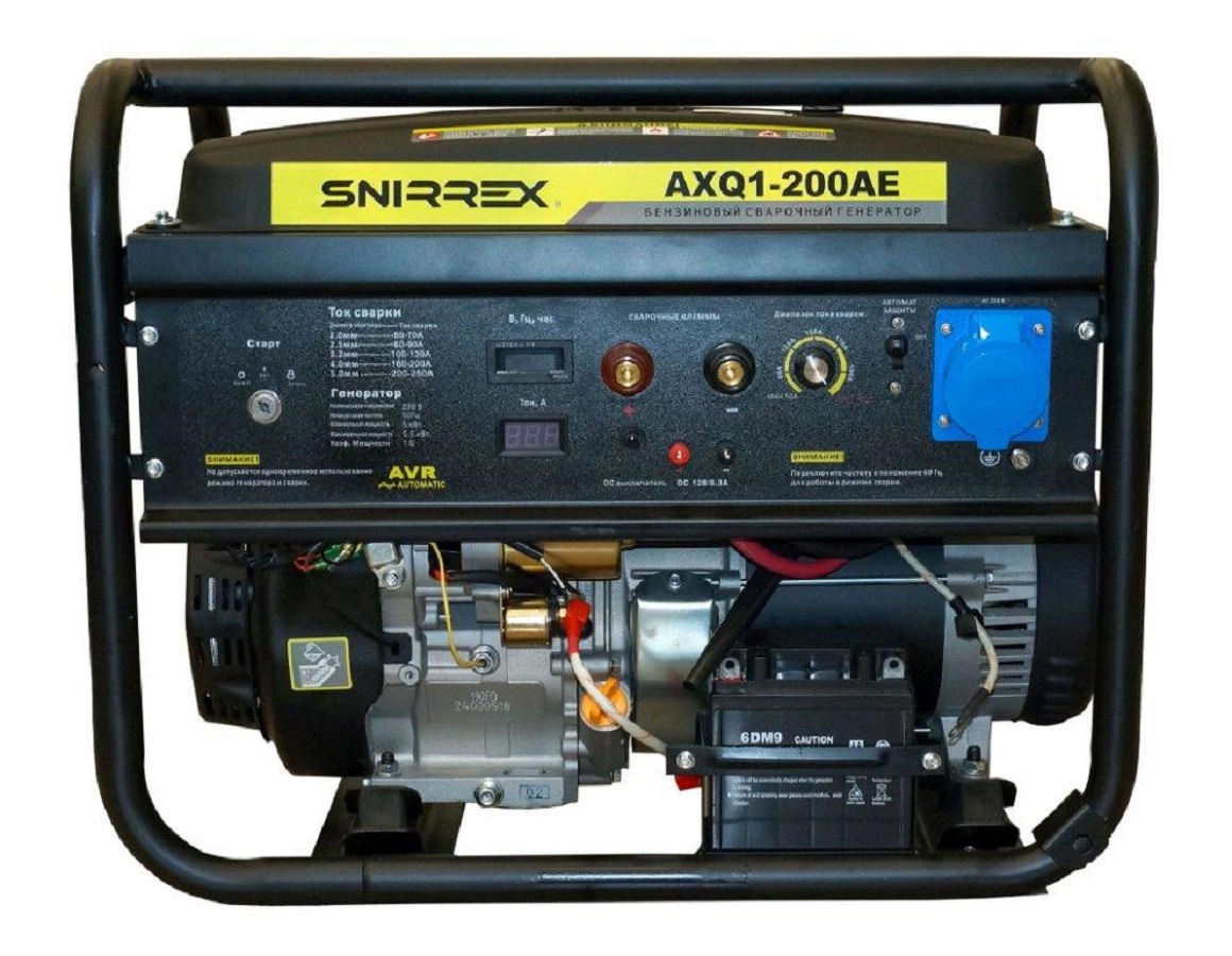 фото Генератор бензиновый сварочный SNIRREX AXQ1-200AE