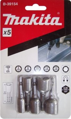 фото Набор головок магнитных (5 шт.) MAKITA B-39154