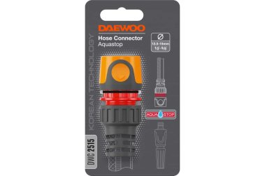 фото Коннектор для шланга, с автостопом 13 - 15 мм (1/2'' - 5/8') DWC 2515 DAEWOO